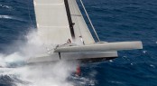 Peter Aschenbrenner's American 63ft trimaran, Paradox Credit: Ocean Images/Richard Langdon