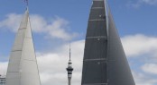 Sailing yacht Zefiro and Silvertip superyacht