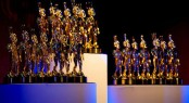 The Golden Neptune Trophies for the Showboats Design Awards Winners