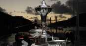 Fantastic array of silverware + The RORC Caribbean 600 Trophy - Credit: Tim Wright/Photoaction.com 