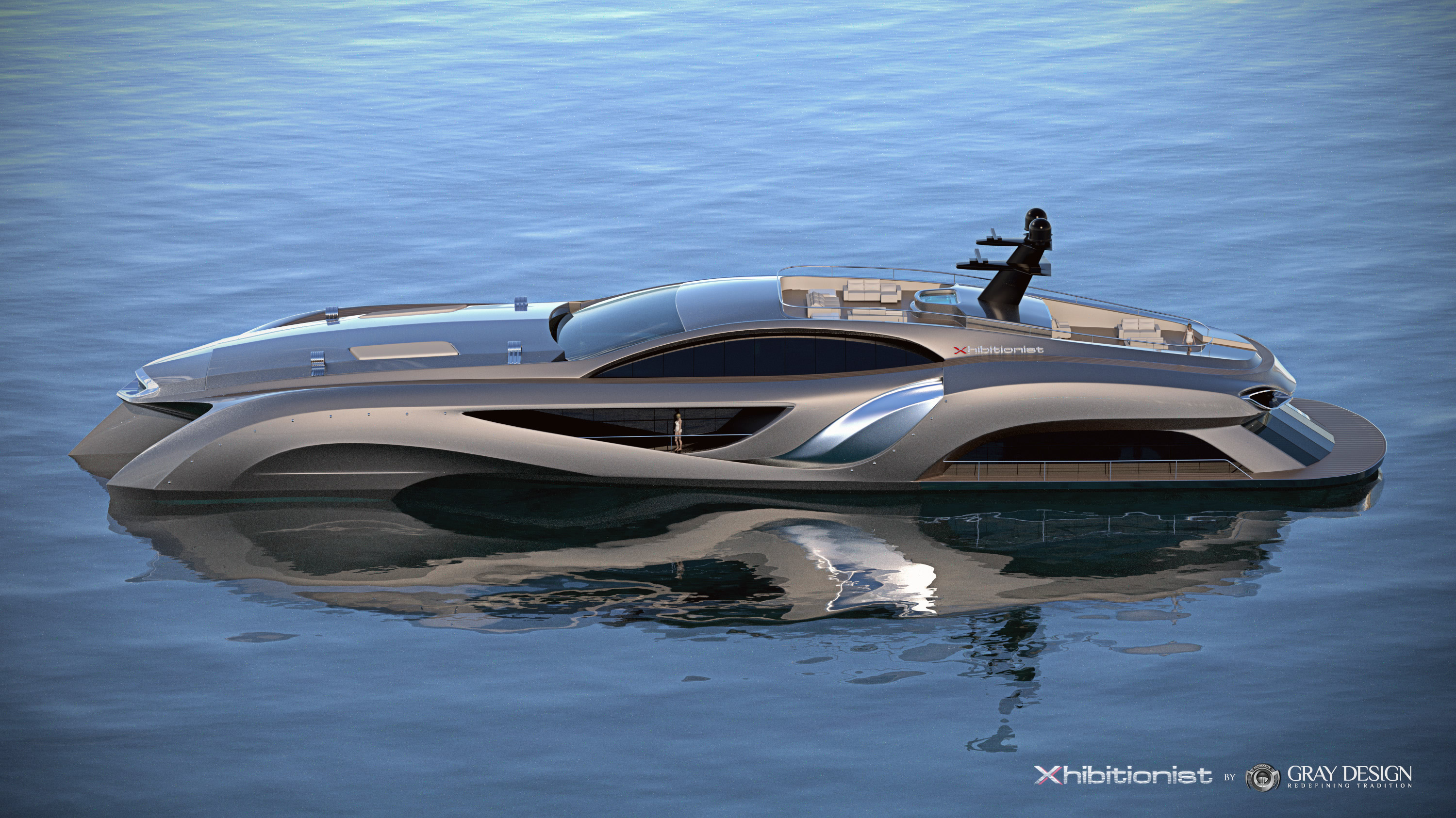 Xhibitionist Superyacht Concept — Yacht Charter 