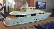 29m superyacht Belle de Jour by Flevo Ship Holland in model form