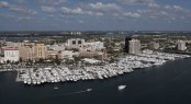 Aerial View of Palm Beach International Boat Show - Photo by 2012 Forest Johnson