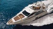 Azimut 82 superyacht on display at Dubai International Boat Show 2013