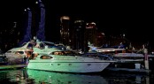 Dubai International Boat Show by night