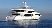 First Benetti Crystal 140 motor yacht Johanna launched in 2010 - Image credit Benetti