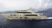 Latest Majesty 155 superyacht presented by Gulf Craft at Dubai Boat Show 2013