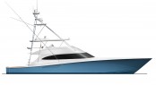 Latest Viking 92 Convertible Yacht
