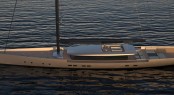 New 60m OPEN Sailing Yacht Concept by Van Geest Design