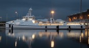 New 69m Nakilat Damen Fast Support Mega Yacht to be based on .jpgthe proven axe-bow hull of Damen&acirc;��s 67m Sea-Axe yacht support vessel Garcon shown above