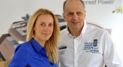 New Sales Director in China - Ewa Stachurska with Sunreef Yachts President - Francis Lapp