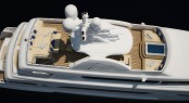 Rendering of the second Sunrise 45m motor yacht Project Sunset
