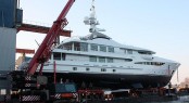 Sistership to Engelberg Yacht - luxury yacht Step One at launch