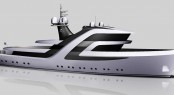 Transformation of HR MS Blommendal into a superyacht by H2 Yacht Design