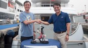 Christening ceremony of new Horizon EP115 Yacht Tango 5 with Owners