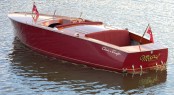 Classic yacht tender Mistral by Chris-Craft which featured in the film &acirc;��On Golden Pond&acirc;��