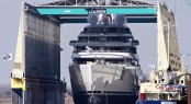 Lurssen Project AZZAM yacht - the largest mega yacht in the world - Image credit to Lurssen
