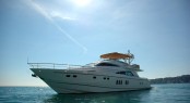Luxury charter yacht D5 built by Fairline Boats