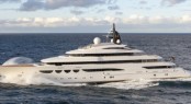 Luxury mega yacht Quattroelle - Photo by Klaus Jordan