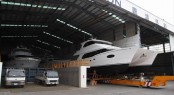 Luxury yachts at Horizon Shipyard