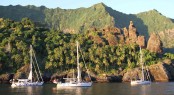 Luxury yachts by Oyster in the beautiful yacht charter destination - the French Polynesia