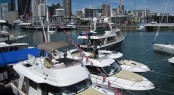 Beneteau and Selene motor yachts on display at Auckland On Water Boat Show