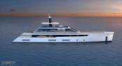 Latest 55m superyacht Quartz concept introduced by Luiz de Basto
