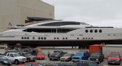 Launch of superyacht Lady M
