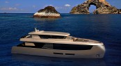 Luxury motor yacht Contact concept by Gabriele Teruzzi