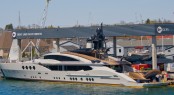 Luxury motor yacht Lady M - aft view