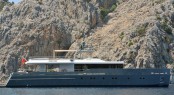 Luxury motor yacht Only Now featuring naval architeture by Diana Yacht Design