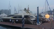 Riva 75' Venere Super Yacht on display at the Singapore Yacht Show 2013