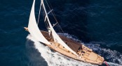 Royal Huisman Pumula Yacht designed by Dykstra Naval Architects - Cory Silken