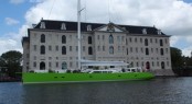 33m Vitters superyacht Inoui at Maritime Museum Amsterdam