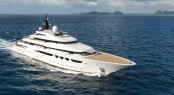 88m Lurssen mega yacht Quattroelle (Project Bellissimo) - Photo credit to Klaus Jordan