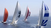 Fleet racing at 2013 Dubois Cup ©Rick Tomlinson/Dubois Yachts