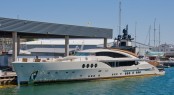 PJ210/1 Yacht Lady M (Project Stimulus) at launch - Image courtesy of Palmer Johnson