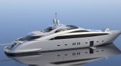 Rendering of new superyacht ISA 140 sold by ISA