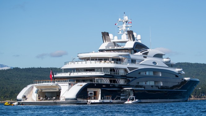 134m luxury mega yacht SERENE - Photo by Viktor Davare - Vancouver 