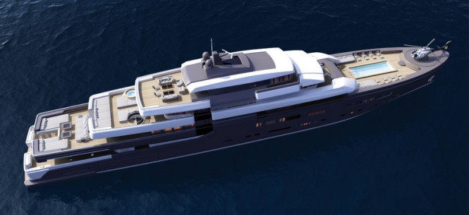 Luxury yacht Project 92 SYD DISCOVERY - upview