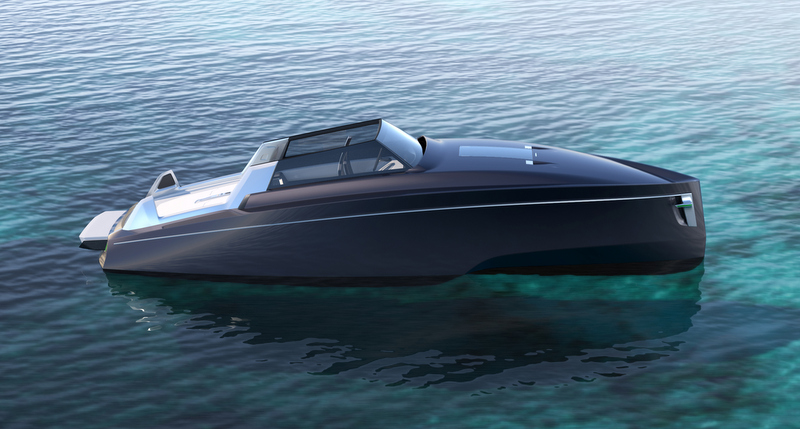Reversys Boat yacht tender concept - New REV 32′ mega yacht tender 