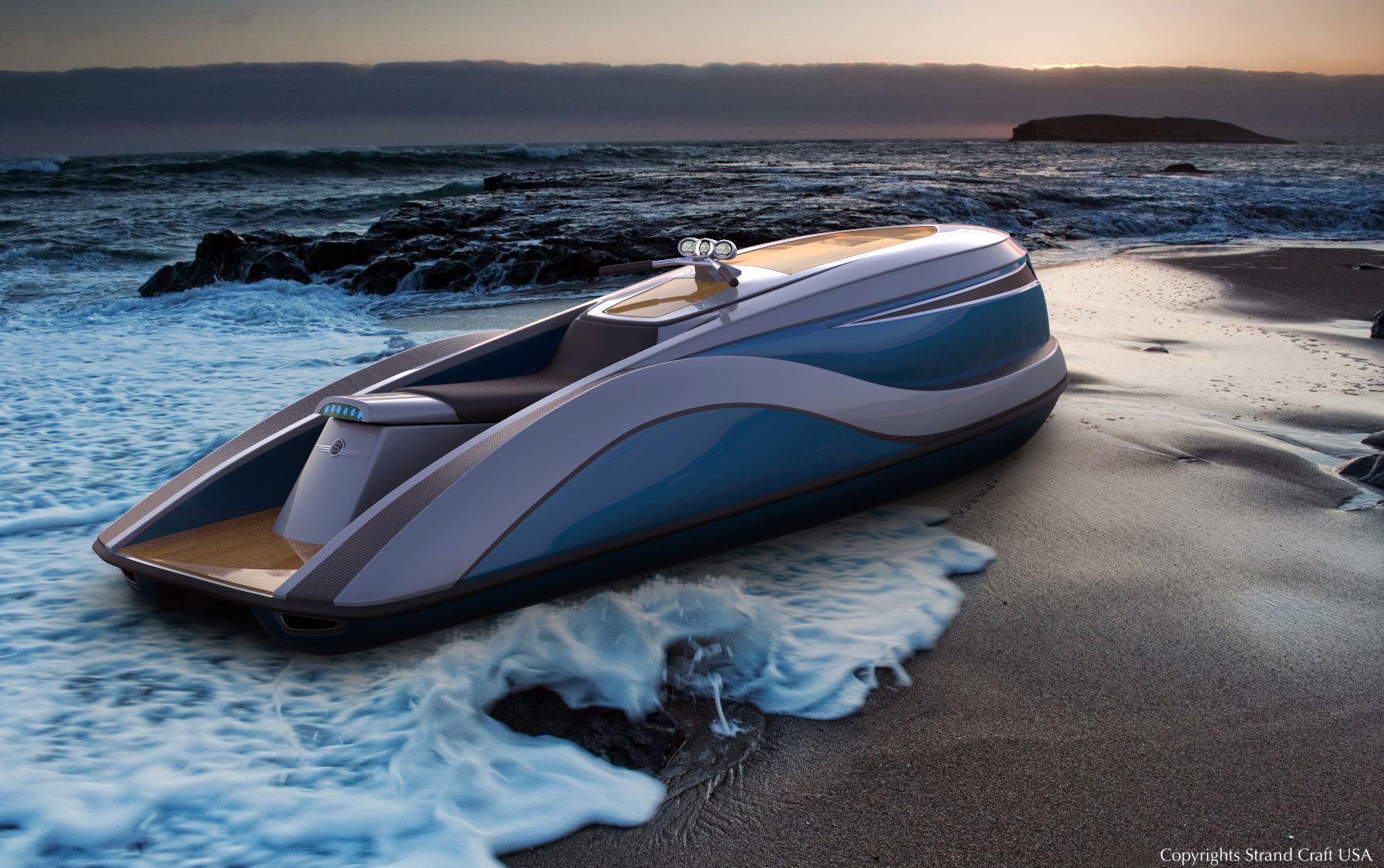 New personal watercraft for superyachts and mega yachts ‘V8 Wet Rod 