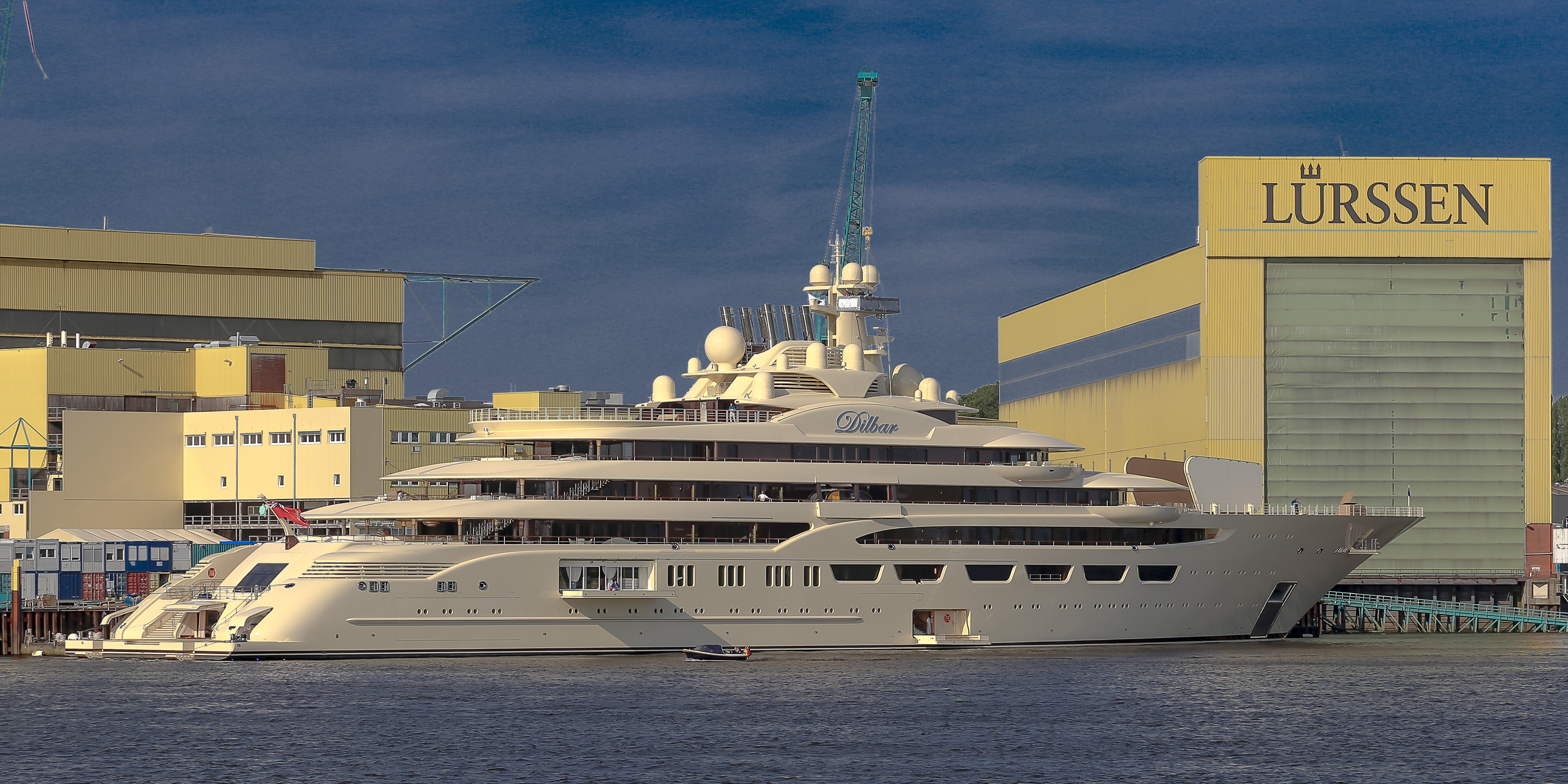 Motor Yacht of the Year Lurssen 156m Dilbar — Yacht Charter