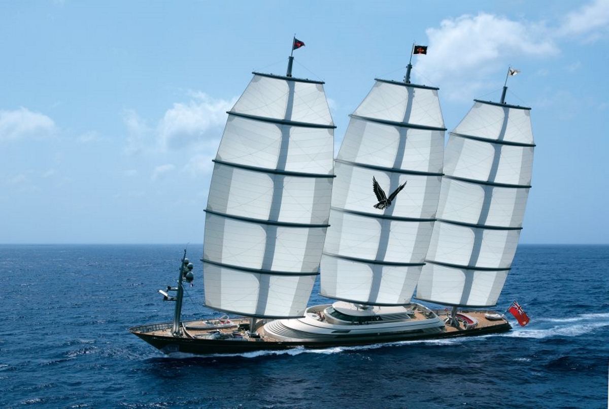 Charter iconic sailing yacht Maltese Falcon in the ...
