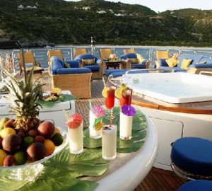 Aboard charter yacht Starfire