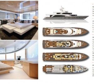 Technical Specifications of the first 5000 Fly Couach motor yacht La Pellegrina