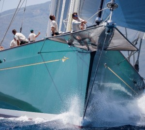 The 40 Strong Crew of Hetairos Were Powerful On and Off the Race Course. Carlo Borlenghi / Studio Borlenghi