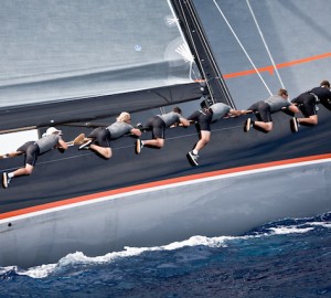 The crew of Firefly yacht hold on to top spot in Class A making it three wins in three races Jeff Brown | Superyacht Media
Race day 3