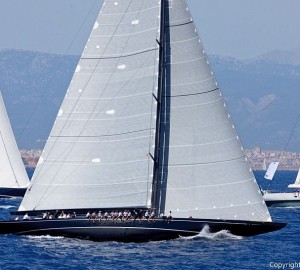 Superyacht Lionheart under sail