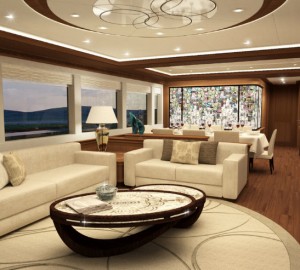 Mulder 94 Voyager luxury yacht Project Firefly - Saloon
